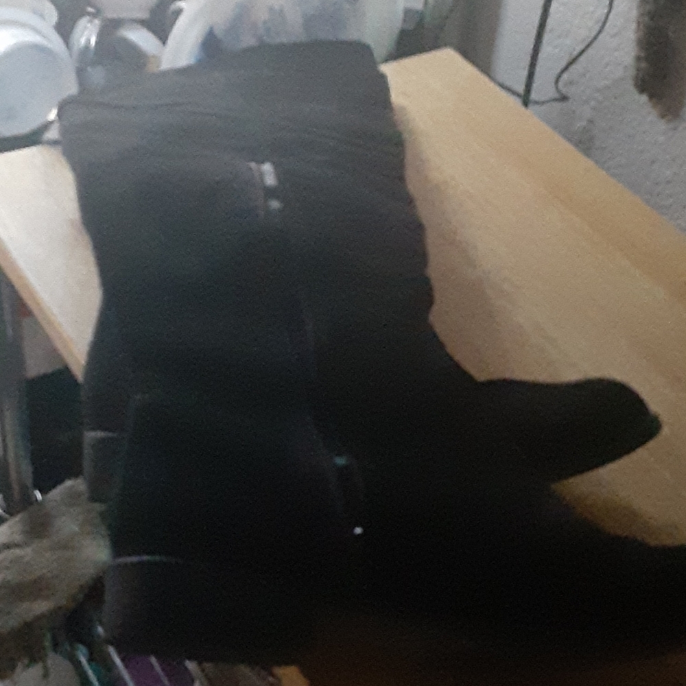 Below the knee suede boots